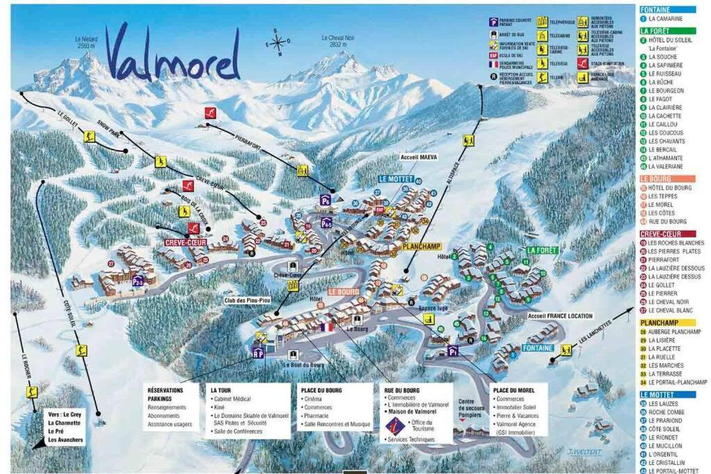 Residence Le Faegot A Valmorel- Studio 4 Personnes エクステリア 写真