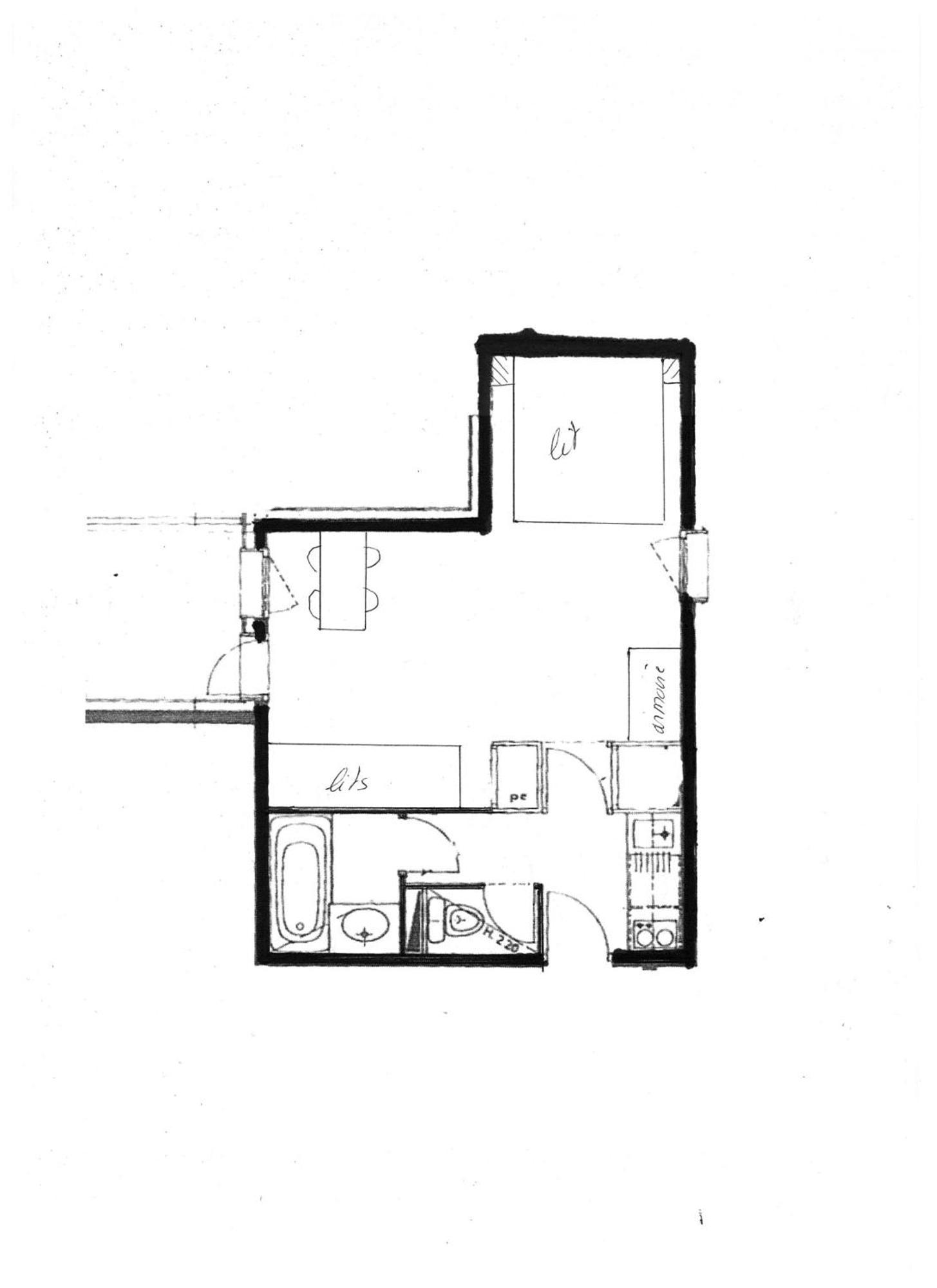 Residence Le Faegot A Valmorel- Studio 4 Personnes エクステリア 写真